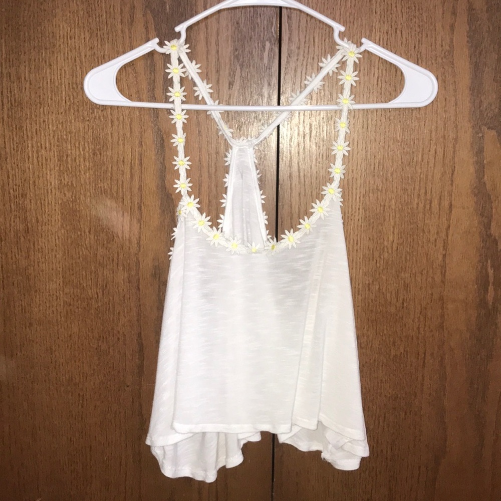 Daisy Flower Child Crop  tank top 🌼